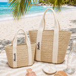 Gift For Her Summer Style - Personalized Straw Bag
