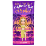 Girls' Trip 2026 - Personalized Beach Towel