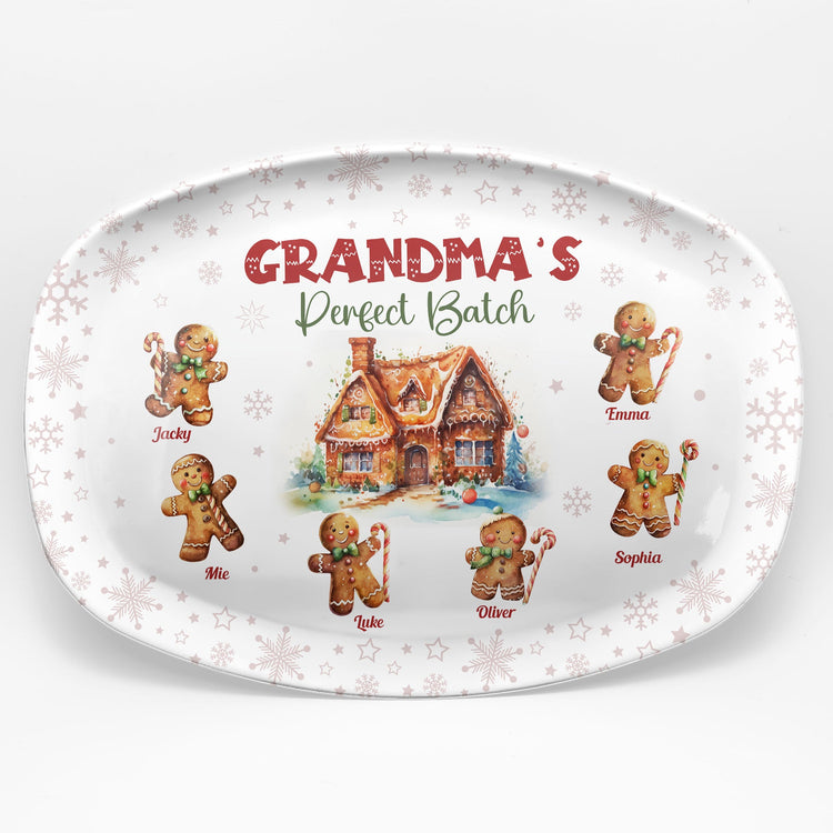 Grandma's Perfect Batch - Personalized Platter - Gift For Grandma
