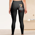 He Always Has My Back - Naughty Gift For Wife, Girlfriend - Personalized Leggings - Gift For Wife