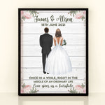 Love Fairytale - Personalized Poster - Bride & Groom