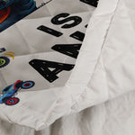 Monster Truck Alphabet Gift For Kid - Custom Quilt Set