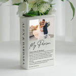 My Person Custom Photo Couple Anniversary Valentine's Day Christmas Gifts - Personalized Vase