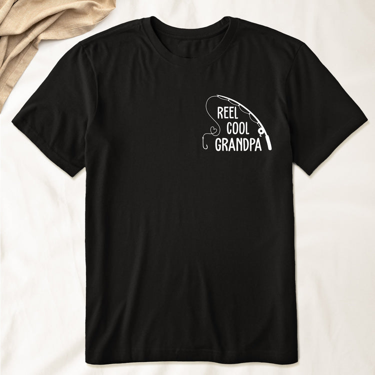 Reel Cool Grandpa - Personalized Shirt - Gift For Grandpa
