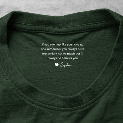Remember I Love You Gift For Her Gift For Him - Personalized Shirt