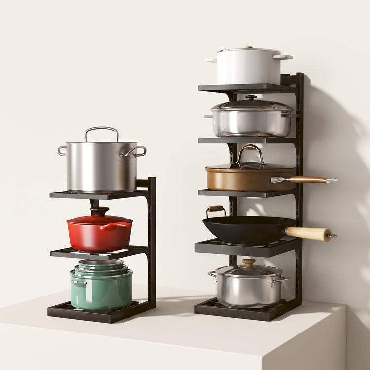 Multi-Layer Pot & Pan Storage Rack