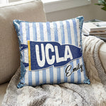 School Pennant Flag - Custom Pillow