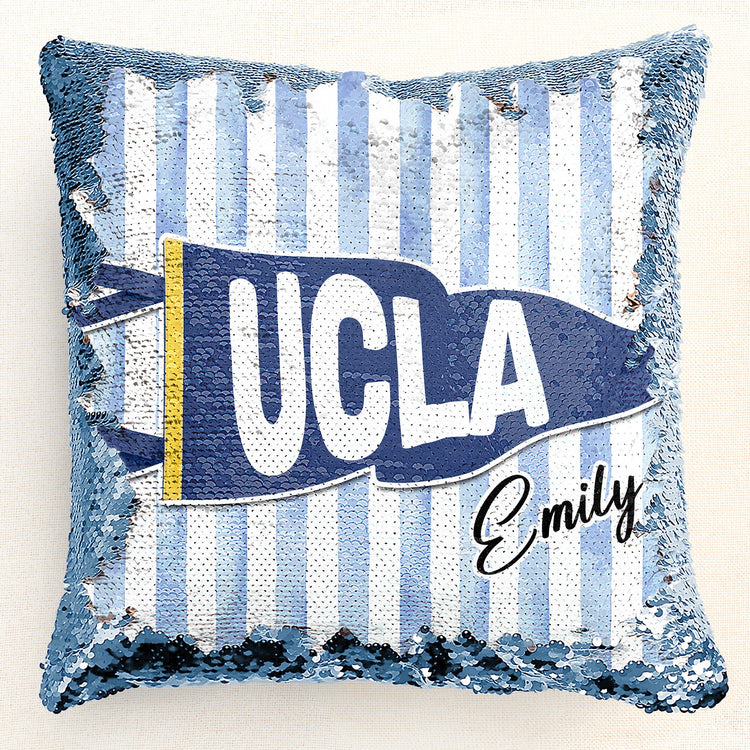 School Pennant Flag - Custom Pillow
