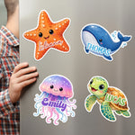 Sea Creature For Kids - Cruise Door Signs Stateroom Decor Cruising Family Vacation - Personalized Magnet