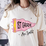 Teacher Team Pennant Flag - Personalized Shirt