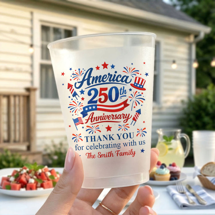 Thank You For Celebrating With Us - Personalized Cups