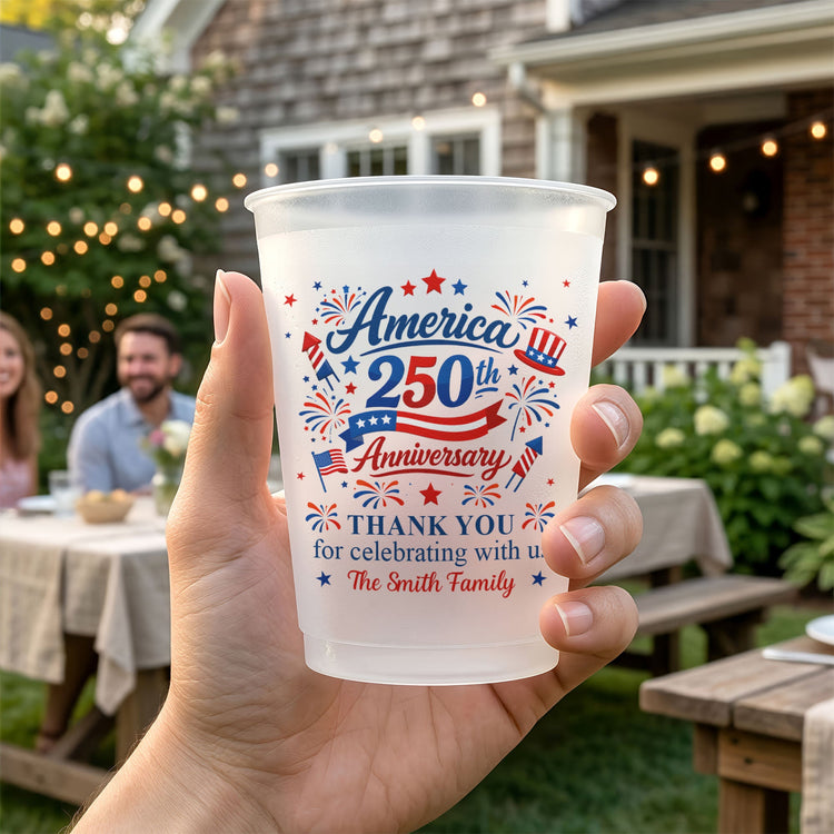 Thank You For Celebrating With Us - Personalized Cups