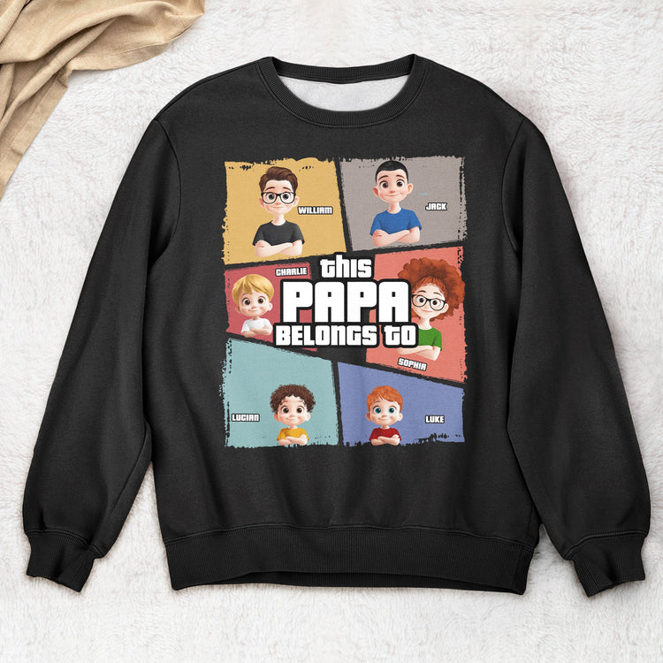 This Grandpa Belongs To - Personalized Shirt - Gift For Grandpa