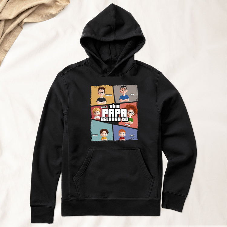 This Grandpa Belongs To - Personalized Shirt - Gift For Grandpa