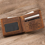 This Grandpa Belongs To - Reminder We Love You - Personalized Leather Wallet