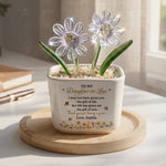 To My Daughter In Law Thank You For Loving My Son - Wedding Gifts From Mother-In-Law - Personalized Plant Pot