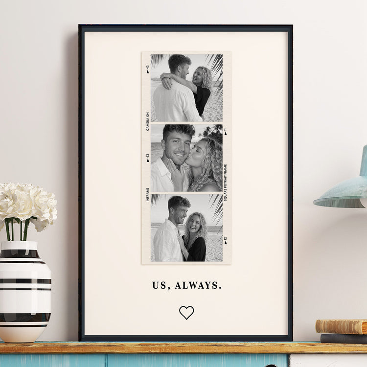 Us Always Couple Anniversary Valentine's Day Gift - Personalized Photo Poster