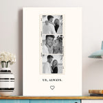Us Always Couple Anniversary Valentine's Day Gift - Personalized Photo Poster