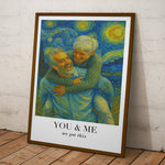 Van Gogh Wall Art You & Me We Got This - Personalized Photo Poster - Anniversary Gifts
