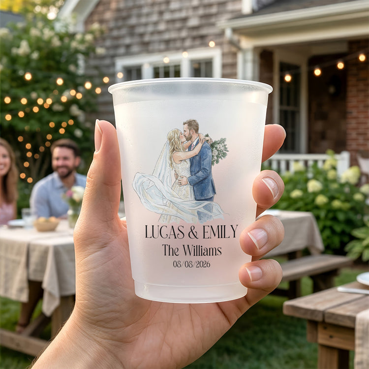 Wedding Decorations & Favors Custom Photo Party Cups - Personalized Cups