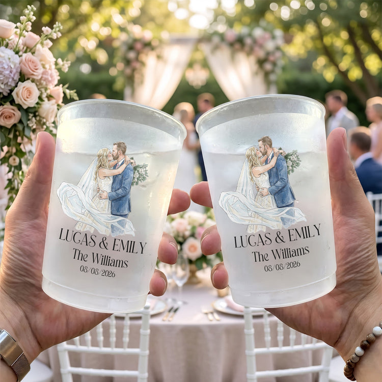 Wedding Decorations & Favors Custom Photo Party Cups - Personalized Cups