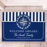 Welcome Aboard - Personalized Doormat