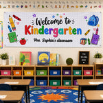 Welcome Class First Day Of School - Personalized Banner
