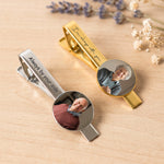 Always With You Memorial Wedding Gifts For Him Groom - Personalized Tie Clip
