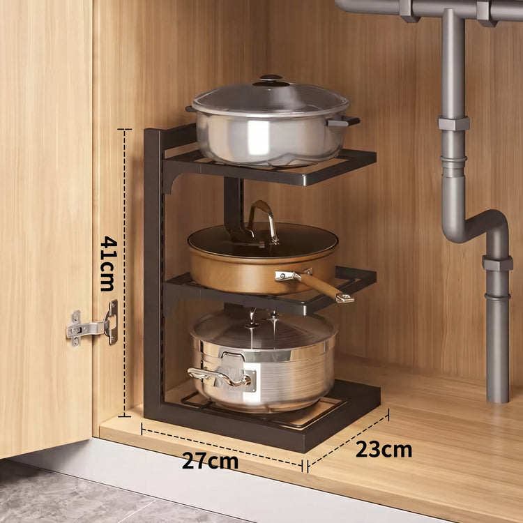 Multi-Layer Pot & Pan Storage Rack