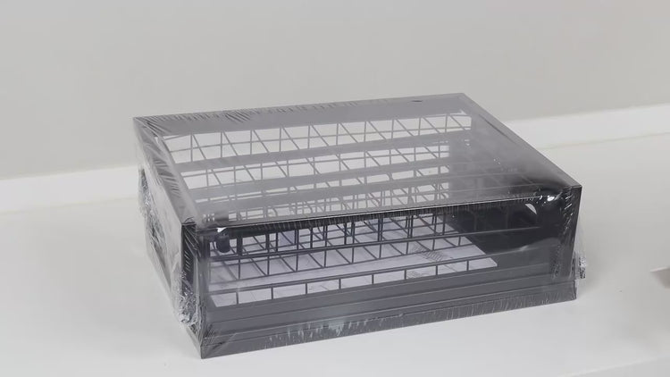 L-Shaped Under Sink Organizer - Black