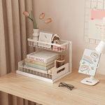L-Shaped Under Sink Organizer - White